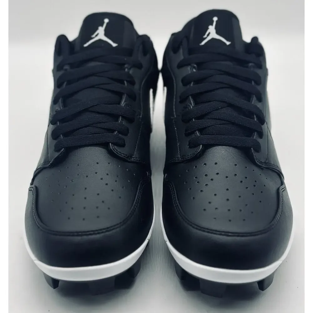 NEW Nike Air Jordan 1 Retro MCS Low Black White Cleats CJ8524-001 Men’s Sz Multi